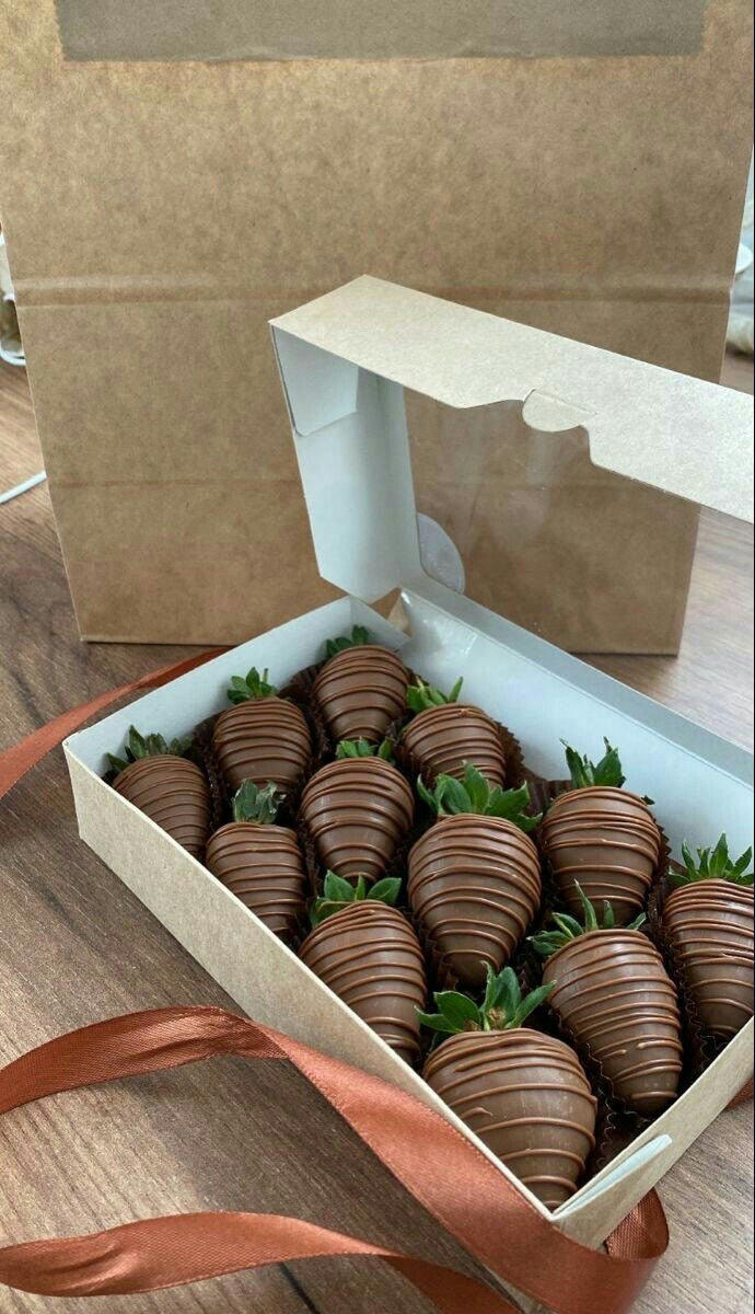 Strawberries in chocolate "