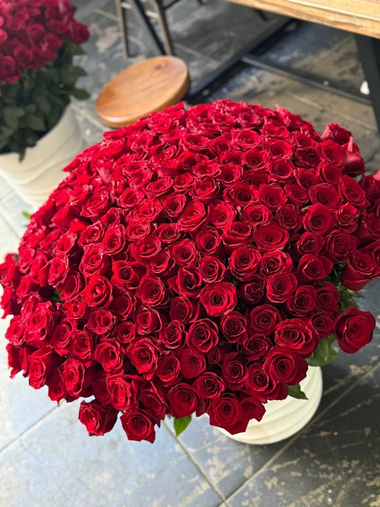 Bouquet “Freedom” 250 RED ROSES