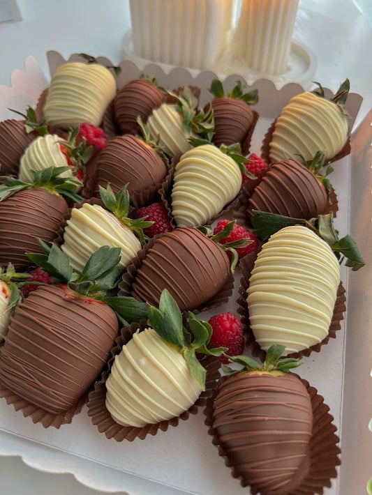 Strawberries in chocolate